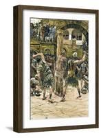 Jesus Scourged on the Face, C1897-James Jacques Joseph Tissot-Framed Giclee Print