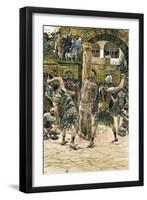 Jesus Scourged on the Face, C1897-James Jacques Joseph Tissot-Framed Giclee Print
