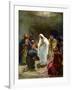 Jesus shows the disciples his wounds - Bible-William Brassey Hole-Framed Giclee Print