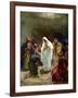 Jesus shows the disciples his wounds - Bible-William Brassey Hole-Framed Giclee Print