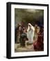 Jesus shows the disciples his wounds - Bible-William Brassey Hole-Framed Giclee Print