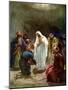 Jesus shows the disciples his wounds - Bible-William Brassey Hole-Mounted Giclee Print