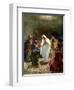 Jesus shows the disciples his wounds - Bible-William Brassey Hole-Framed Giclee Print