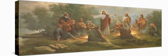 Jesus Spreading the Word-unknown Bo-Stretched Canvas