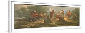 Jesus Spreading the Word-unknown Bo-Framed Premium Giclee Print