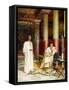 Jesus stands before Pilate - Bible-William Brassey Hole-Framed Stretched Canvas