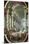 Jesus Stoned in the Temple-Giovanni Paolo Panini-Mounted Giclee Print
