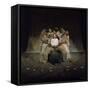 Jesus Surrounded by His Disciples in a Scene from Jesus Christ Superstar-John Olson-Framed Stretched Canvas