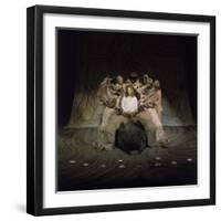 Jesus Surrounded by His Disciples in a Scene from Jesus Christ Superstar-John Olson-Framed Premium Photographic Print