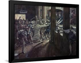 Jesus Taken Before Annas-James Tissot-Framed Giclee Print