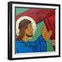 Jesus takes up his cross-Sara Hayward-Framed Giclee Print