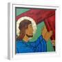 Jesus takes up his cross-Sara Hayward-Framed Giclee Print