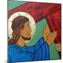 Jesus takes up his cross-Sara Hayward-Mounted Giclee Print