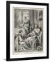 Jesus Talks with Mary While Martha Does Housework-Heinrich Hofmann-Framed Photographic Print