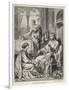 Jesus Talks with Mary While Martha Does Housework-Heinrich Hofmann-Framed Photographic Print