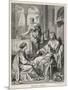 Jesus Talks with Mary While Martha Does Housework-Heinrich Hofmann-Mounted Photographic Print