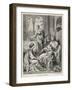 Jesus Talks with Mary While Martha Does Housework-Heinrich Hofmann-Framed Photographic Print