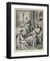 Jesus Talks with Mary While Martha Does Housework-Heinrich Hofmann-Framed Photographic Print