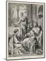 Jesus Talks with Mary While Martha Does Housework-Heinrich Hofmann-Mounted Photographic Print