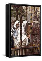 Jesus Teaching in the Synagogue, C1897-James Jacques Joseph Tissot-Framed Stretched Canvas