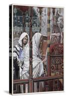 Jesus Teaching in the Synagogue, Illustration for 'The Life of Christ', C.1886-94-James Tissot-Stretched Canvas