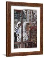 Jesus Teaching in the Synagogue, Illustration for 'The Life of Christ', C.1886-94-James Tissot-Framed Giclee Print