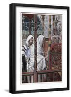 Jesus Teaching in the Synagogue, Illustration for 'The Life of Christ', C.1886-94-James Tissot-Framed Giclee Print