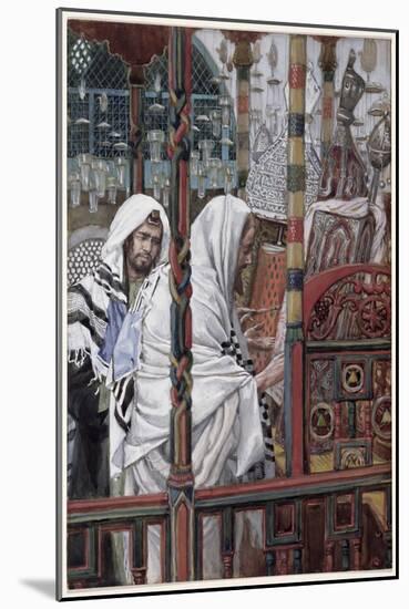 Jesus Teaching in the Synagogue, Illustration for 'The Life of Christ', C.1886-94-James Tissot-Mounted Giclee Print