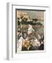 Jesus Teaching on the Sea Shore, C1890-James Jacques Joseph Tissot-Framed Giclee Print