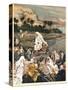 Jesus Teaching on the Sea Shore, C1890-James Jacques Joseph Tissot-Stretched Canvas