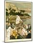 Jesus Teaching on the Sear Shore - St Mark - Bible-James Jacques Joseph Tissot-Mounted Giclee Print