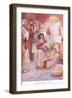 Jesus Teaching the People-Arthur A. Dixon-Framed Giclee Print