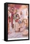 Jesus Teaching the People-Arthur A. Dixon-Framed Stretched Canvas