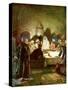 Jesus tells his disciples that he will be betrayed - Bible-William Brassey Hole-Stretched Canvas