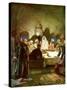 Jesus tells his disciples that he will be betrayed - Bible-William Brassey Hole-Stretched Canvas