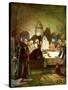 Jesus tells his disciples that he will be betrayed - Bible-William Brassey Hole-Stretched Canvas