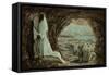 Jesus Tempted in the Wilderness-James Tissot-Framed Stretched Canvas