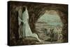 Jesus Tempted in the Wilderness-James Tissot-Stretched Canvas