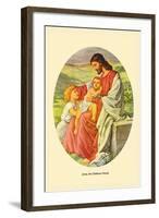 Jesus, The Children's Friend-Plockhorst-Framed Art Print