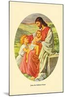 Jesus, The Children's Friend-Plockhorst-Mounted Art Print