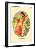 Jesus, The Children's Friend-Plockhorst-Framed Art Print