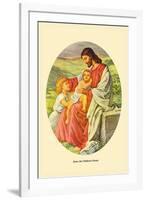 Jesus, The Children's Friend-Plockhorst-Framed Art Print