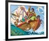 Jesus the Fisherman-null-Framed Art Print