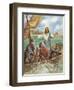 Jesus the Fisherman-Bev Lopez-Framed Art Print