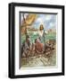 Jesus the Fisherman-Bev Lopez-Framed Art Print