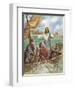 Jesus the Fisherman-Bev Lopez-Framed Art Print