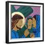 Jesus & the women of Jerusalem-Sara Hayward-Framed Giclee Print