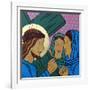 Jesus & the women of Jerusalem-Sara Hayward-Framed Giclee Print