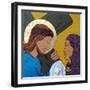 Jesus & Veronica-Sara Hayward-Framed Giclee Print