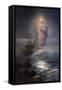 Jesus Walking on Water-Ivan Konstantinovich Aivazovsky-Framed Stretched Canvas